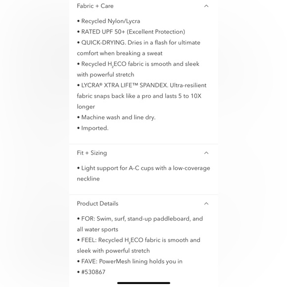 NWT-Athleta Black Plunge Bikini Top A-C Small - Picture 3 of 5